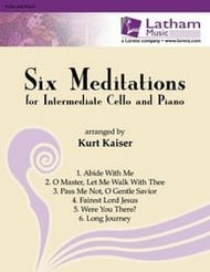 SIX MEDITATIONS FOR INTERMEDIATE CELLO AND PIANO cover Thumbnail